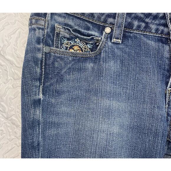 Paige Womens Premium Denim Laurel Canyon Jeans Embroidered Pockets Size 26 - Picture 4 of 14